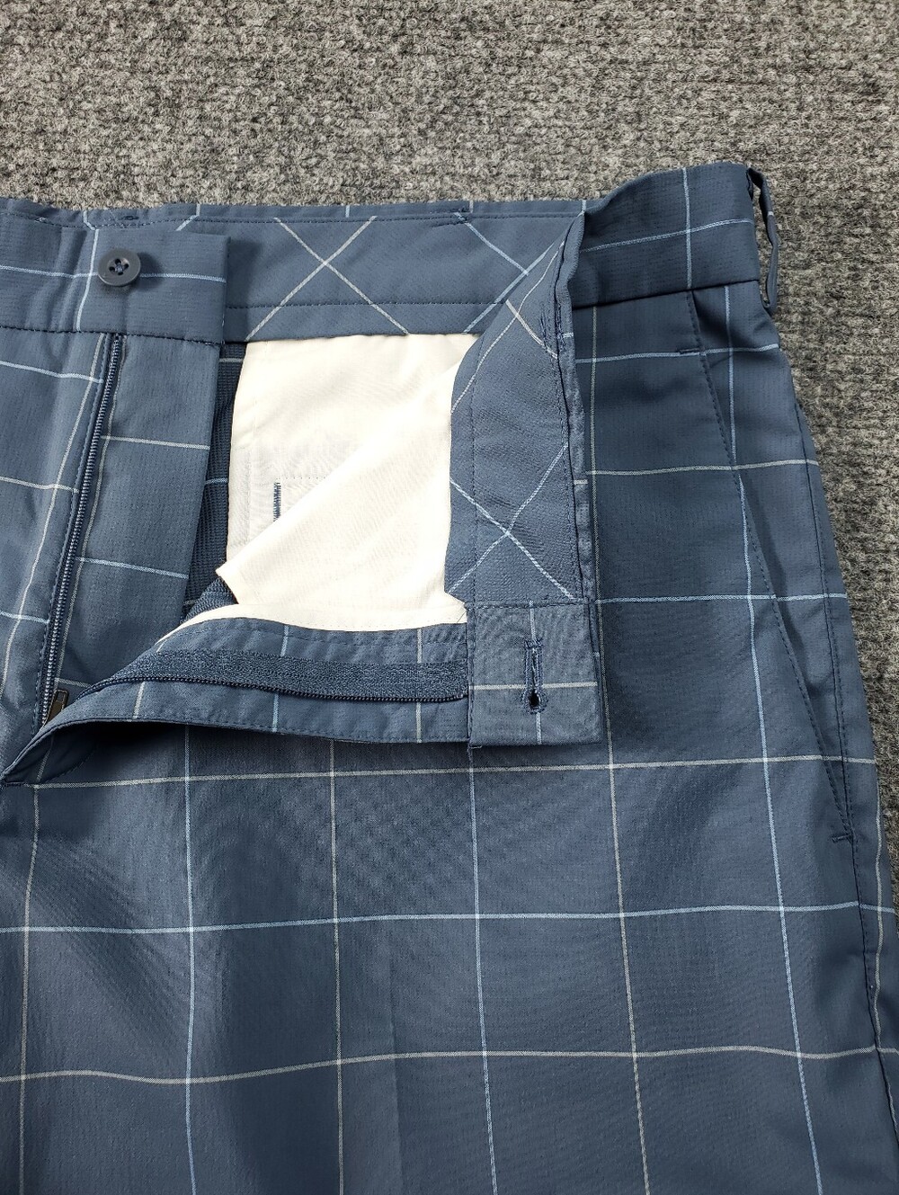 Nike Golf Pants 35x30 Dri Fit Tour Performance Windowpane Grid Plaid Straight - Picture 4 of 8
